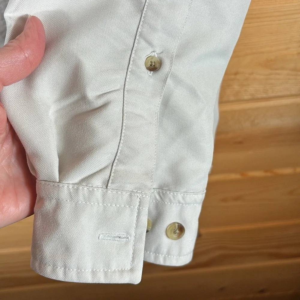 The North Face Syncline Hiking Shirt, Long Sleeved, Off White , Size Large